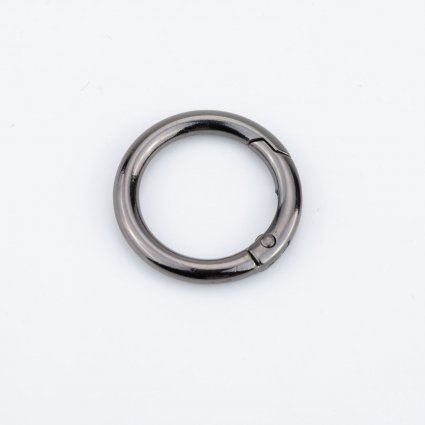 10797 кольцо карабин 25 мм тём.никель