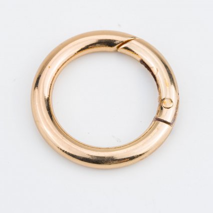 10797 кольцо карабин 25 мм золото
